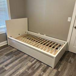 Ikea malm Bed White 
