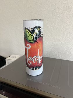 Teacher Appreciation Customizable Tumblers W/straw