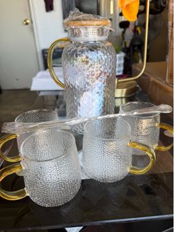 Glass jar set