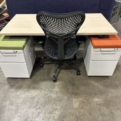 JRB Studio/ Herman Miller 60” Standing Desks! Electric Height Adjustable Sit Stand Desk! We Also Have Herman Miller Chairs And Monitor Arms!