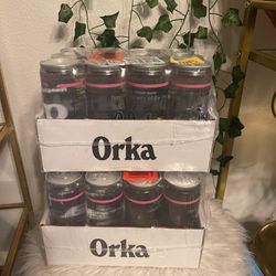 2 Cases (24) Never Opened Orka Energy Waters