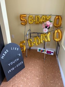 50th Birthday decorations
