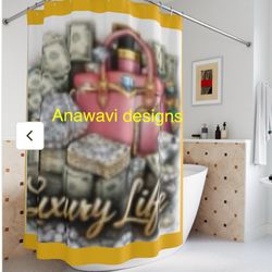 Luxury shower curtain