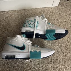 Nike LeBron James Witness 8 EP White "Dusty Cactus" Obsidian Men’s Size 8