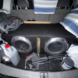 12” Two Rockford Fosgates P3 Perfect Condition, Also With Amp And Cables Included Worth A lot 