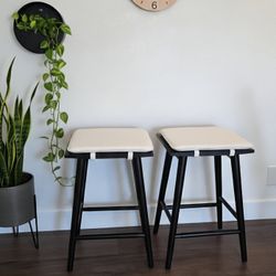 25 in. Counter Height Wood Bar Stool