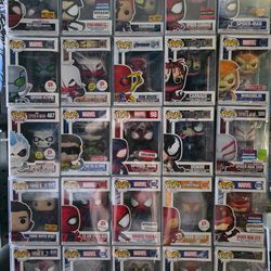 Spider-Man Funko Pop Lot