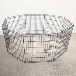 $39 (Brand New) Foldable 24” tall x 24” wide x 8-panel pet playpen dog crate metal fence exercise cage 