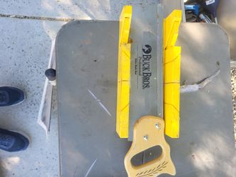 MITER BOX WITH SAW