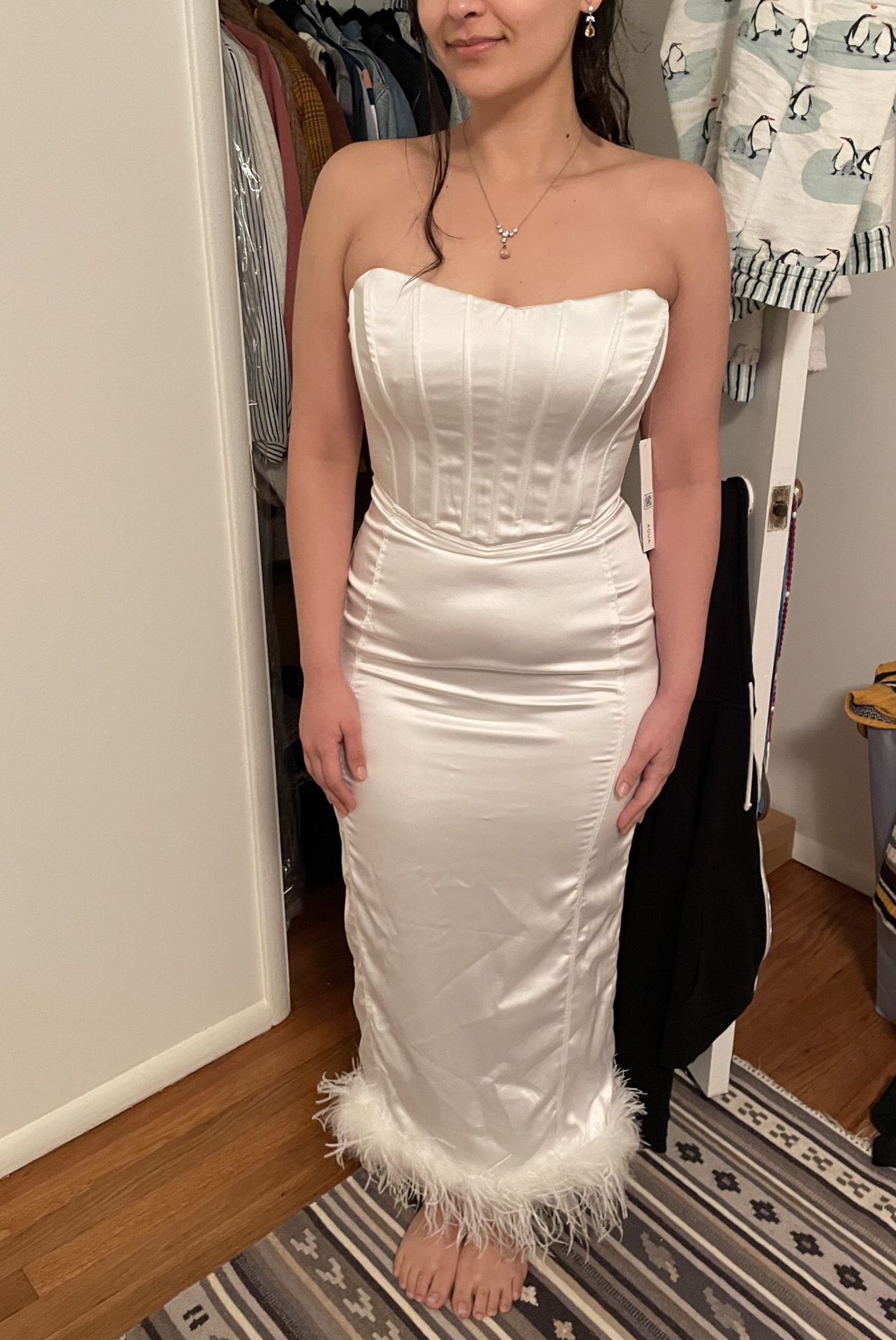New White Dress Size 10