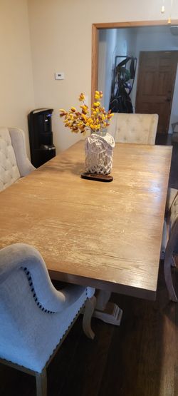 84 To 98 Inch Dinner Table From Ashley. Heavy