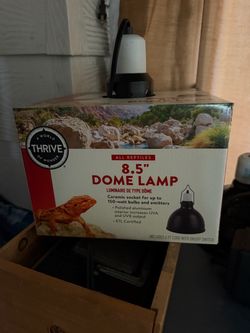 Thrive 8.5" Reptile Dome Lamp and uvb light
