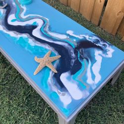 Long Coastal Coffee Table 