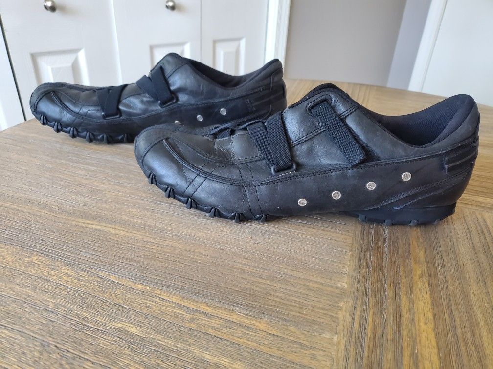 Diesel Black Leather Explorer Shoes 
Men's Size 12