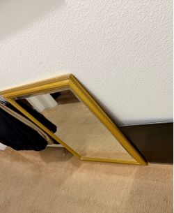 Gold Framed Wall Mirror
