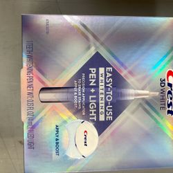Whitening Pen & Light, Brand New Never Opened 