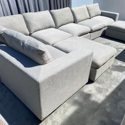 Humongous Thomasville Lowell Cloud-Style Modular Sectional Sofa - $2.4k New
