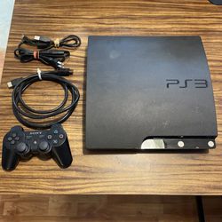 PS3 All Cords And  Controller+17 Games