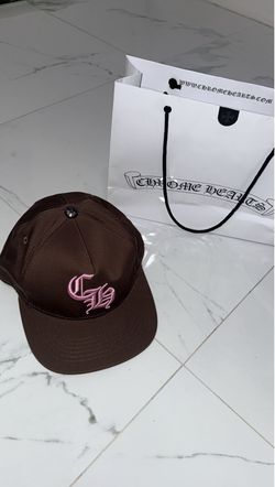 Chrome Hearts brown and pink hat