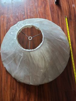 large white lampshade