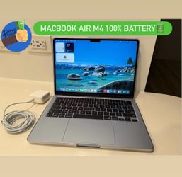 Apple MacBook Air M4 (2025) | 16GB RAM | 256GB SSD | 100% Battery | AppleCare