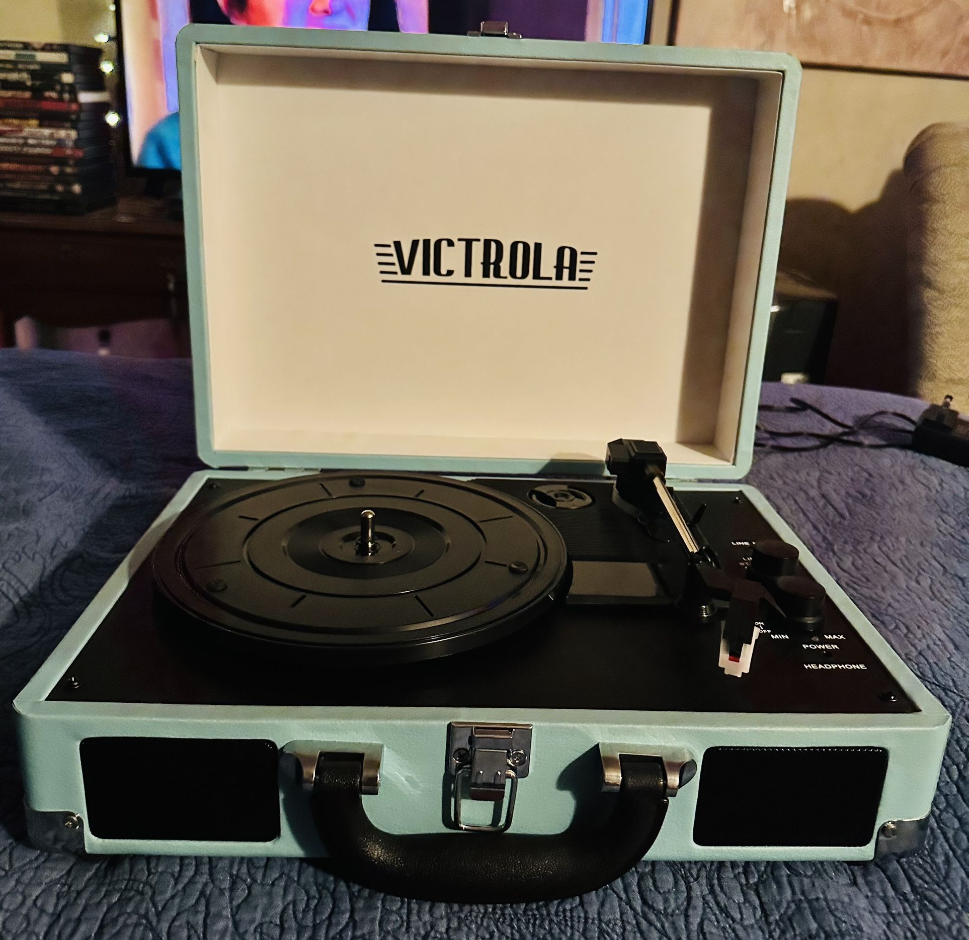 Victrola Bluetooth Portable Suitcase Record Player