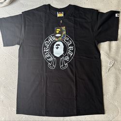 Bape x chrome heart shirt