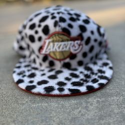 Velvet Dalmatian Lakers Hat - 7 3/8