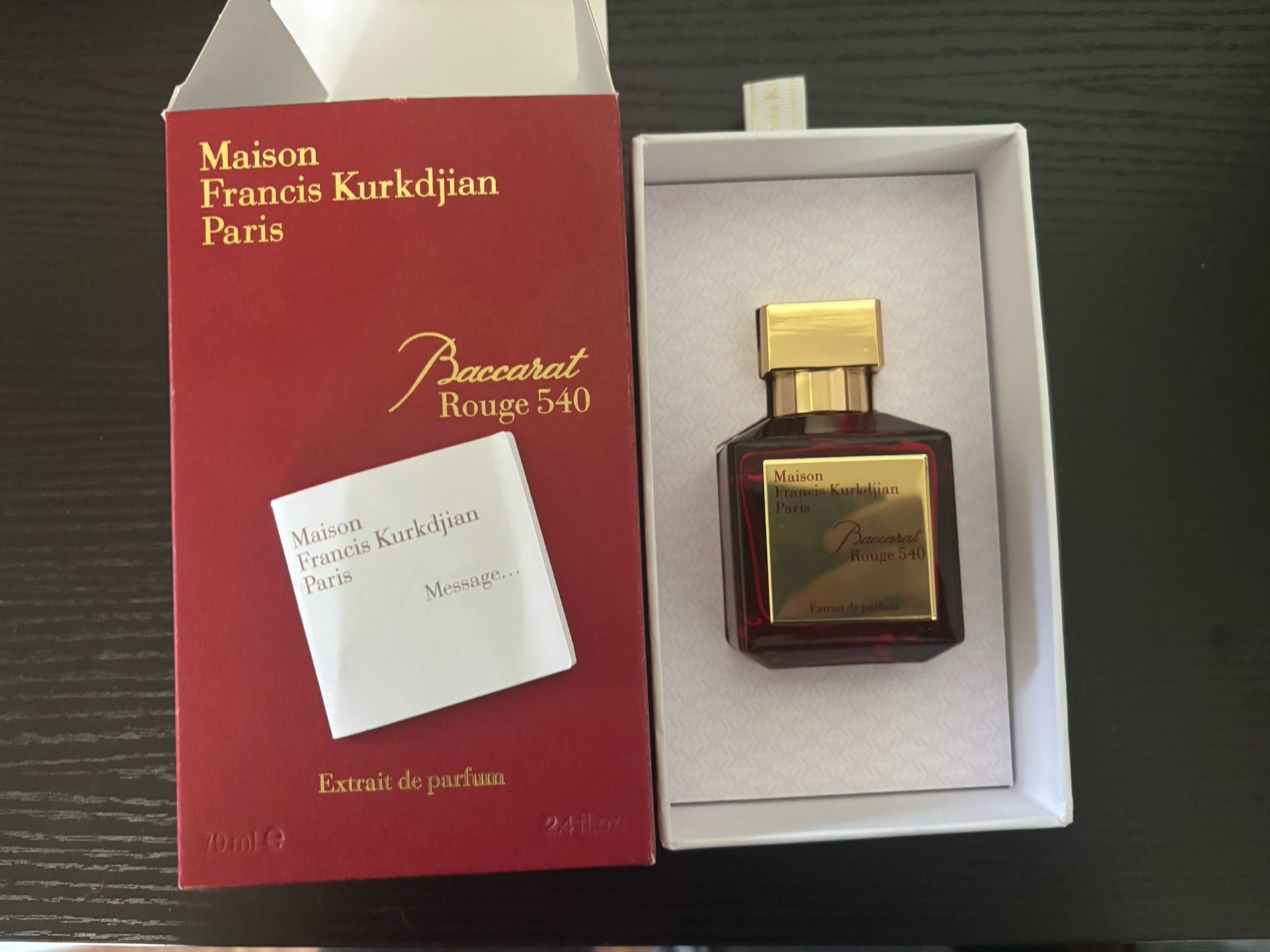 Baccarat 540 Men Cologne