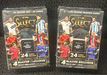 2026 Panini Select Soccer Road to FIFA World Cup 2026 Blaster box