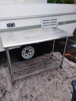 4 foot stainless steel tables