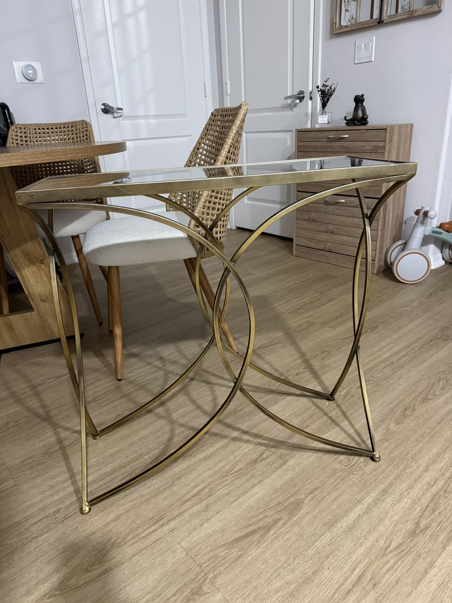 Mirrored Side Table