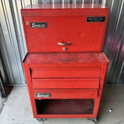 Snap On Tool Box-2 Piece-Cart And Chest