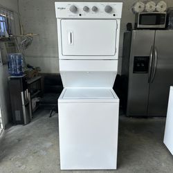 Washer And Dryer Stackable 27” Whirlpool (FREE DELIVERY & INSTALLATION) 