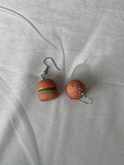 Hamburger 🍔 Earrings