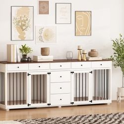 Dog Kennel/Furniture  With 2 Beds And Is Already Put Together Free Of Charge 