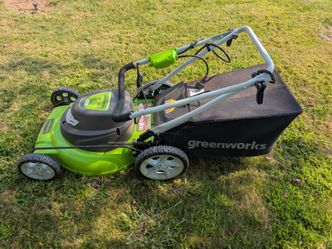Greenworks Electric Lawnmower - 21 inch