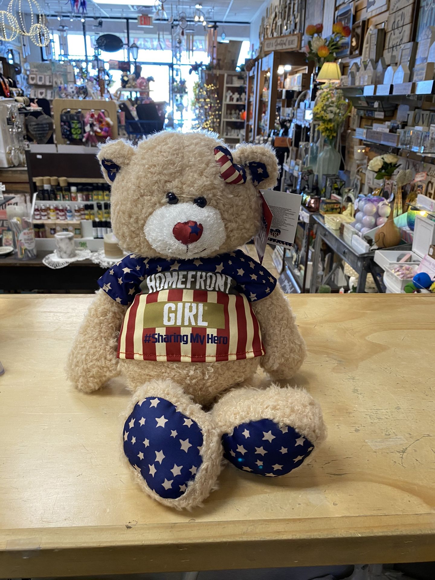 Brand New Homefront Girl Teddy Bear With Box