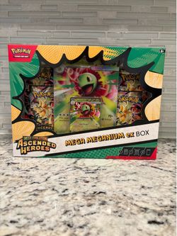 Pokemon ascended heroes mega meganium ex box