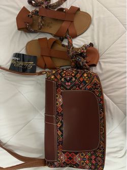 Matching purse and sandals