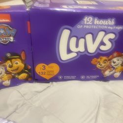  Luvs Diapers size 3