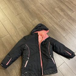 Girls SnowBoarding Jacket Size 10/12 Double Layers