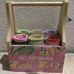 6 pack Seltzer Crew Socks