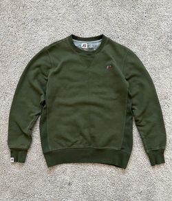 Green Crewneck Sweater Russell