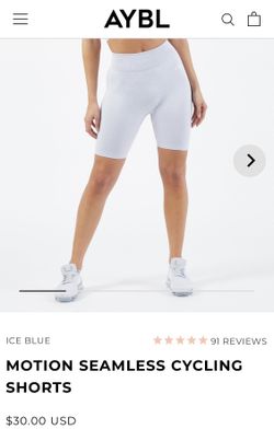 AYBL motion seamless cycling shorts ice blue