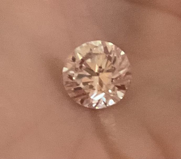 Almost 5 Carat Round Lab Diamond Stone E Color VVS Clarity. Great For A Ring Or Earring Stud. Brand New IGI Paper Work