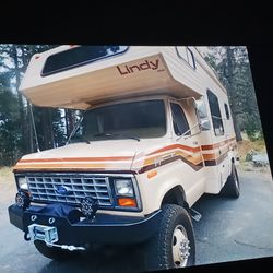 1989 Ford Lindy Bullnose Cabover RV Motorhome Class C