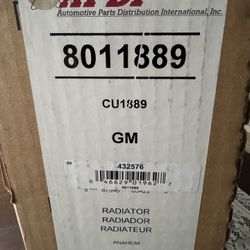 GM Radiator (contact info removed)