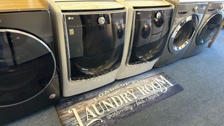 Lg front load washer and dryer set