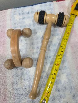 Wooden Hand Held Massage Rollers